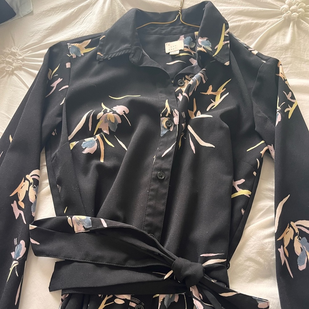 Button up dress
